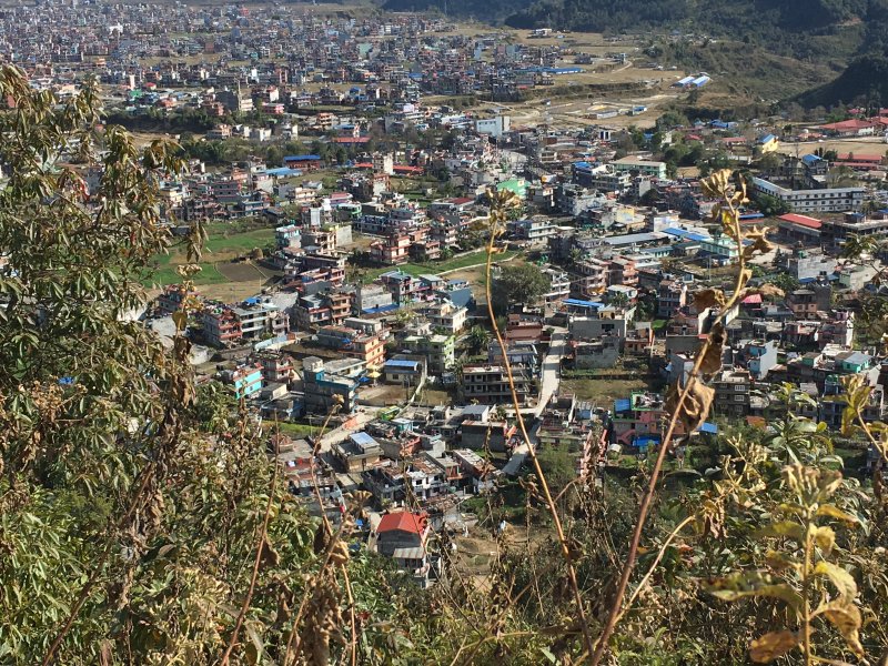 Pokhara aerial view