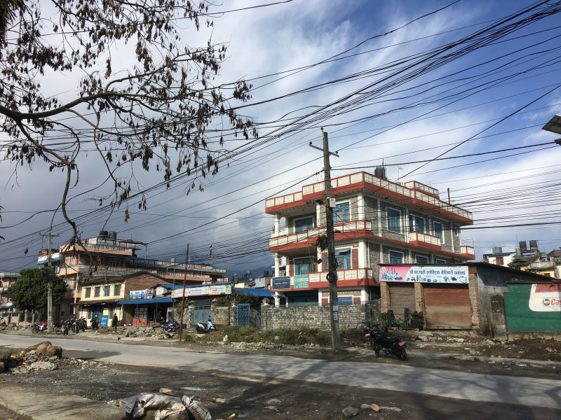 Pokhara main road