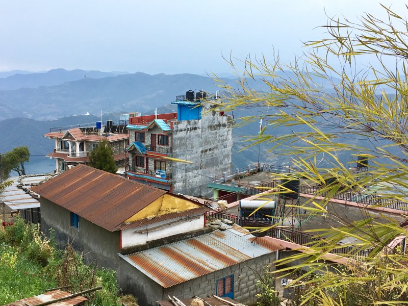 Sarangkot houses