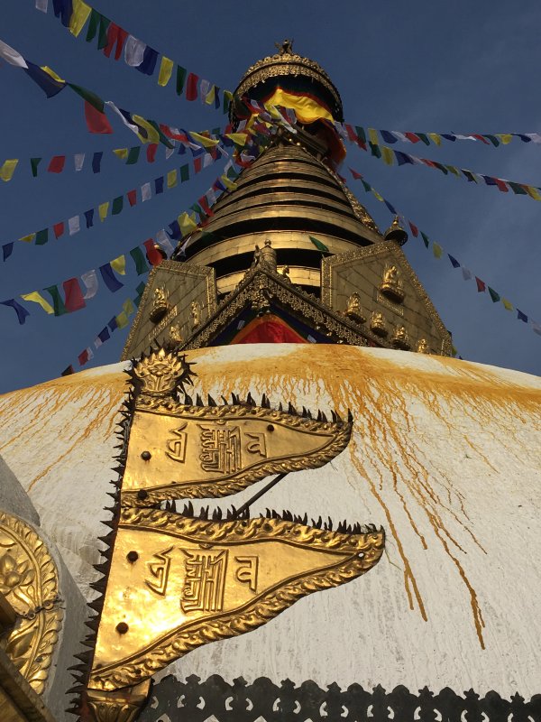 Swayambbunath temple decoration, Kathmandu Swayambbunath, Kathmandu