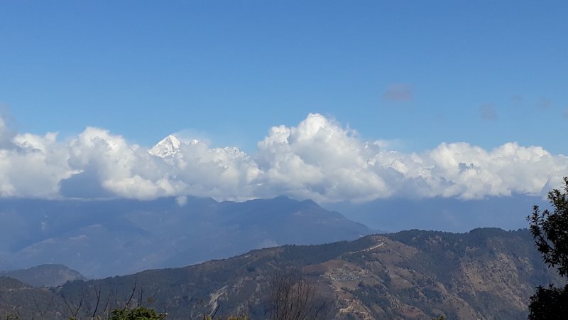 The Himalayas from Prakriti Resort, Shivapuri National Park The Himalayas from Prakriti Resort