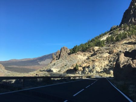 Approaching Mount Teide from the south