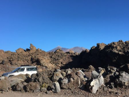 Car trip to Mount Teide
