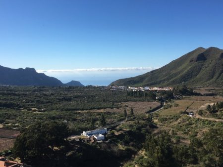 Driving north from Santiago del Teide