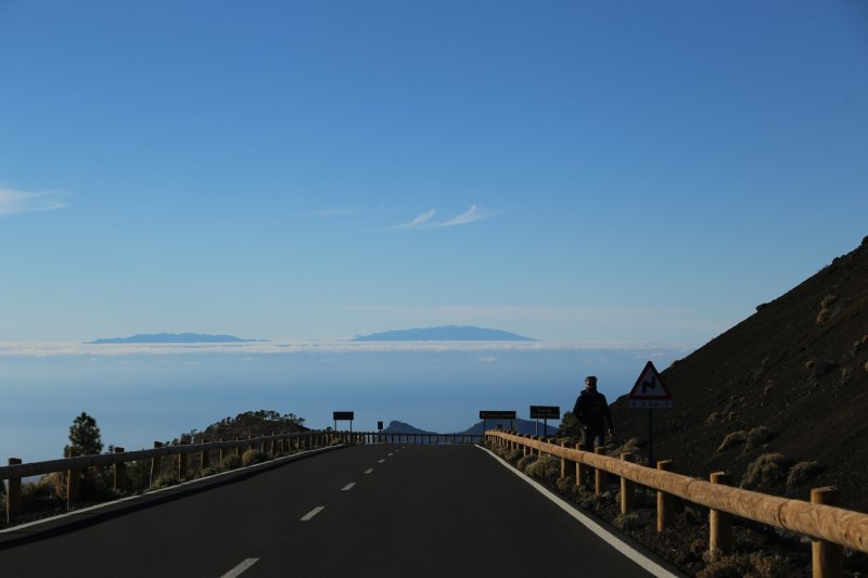 La Gomera seen from Mount Teide