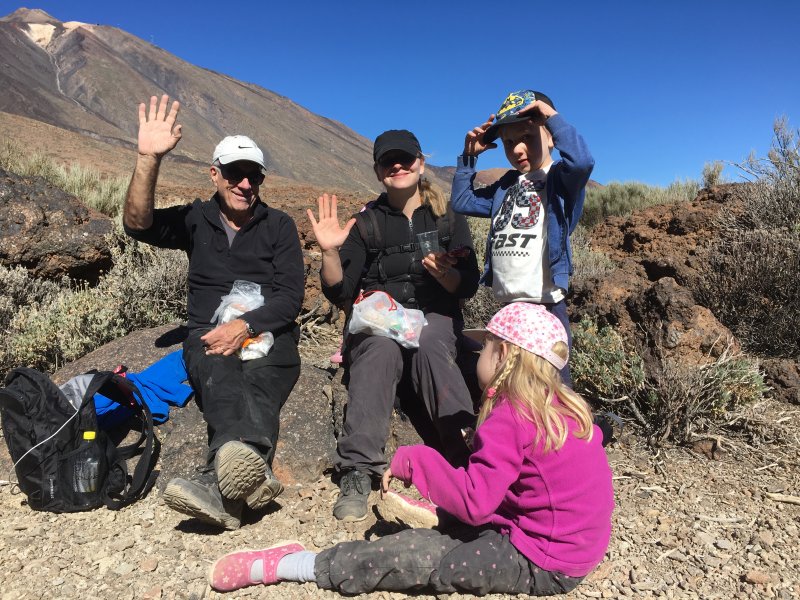 Roques de Garcia picnic stop, Mount Teide National Park