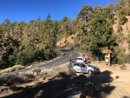 Stopping on the road to Mount Teide