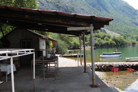 Bay of Kotor oyster farm and restaurant