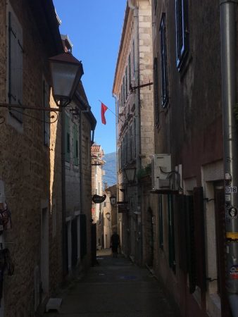 Herzeg Novi old town street