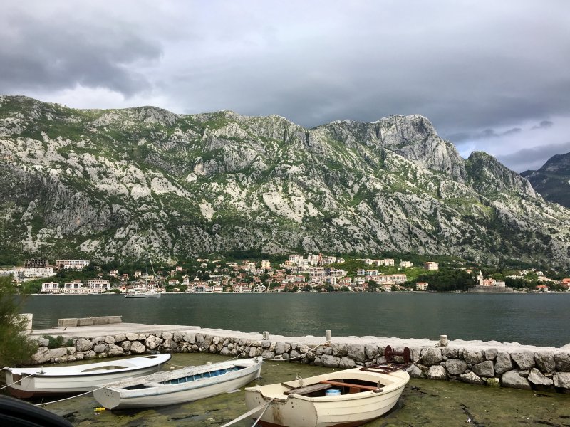 View across the Bay of Kotor