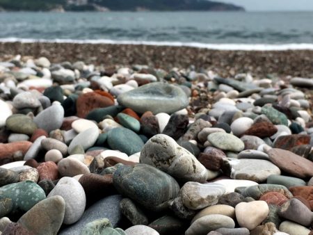 Becici pebble beach, Montenegro