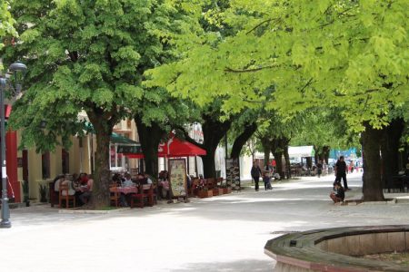 Cetinje main street, Montenegero