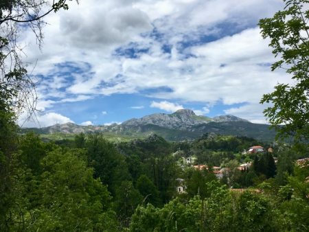 Lovcen National Park from Cetinje