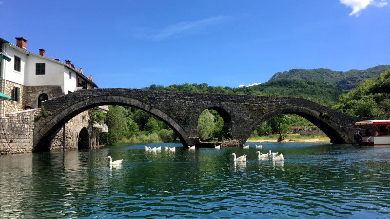 Rijeka Crnojevica old bridge, Lake Skadar National Park