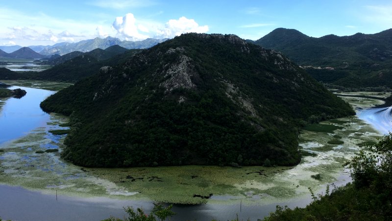 The green pyramid, Lake Skadar National Park Rijeka Crnojevica viewpoint, Lake Skadar National Park