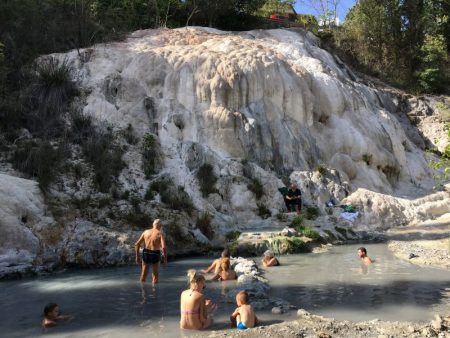 Bagni San Filippo mud bath, Tuscany