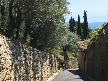 Italy by train and car, Fiesole hike