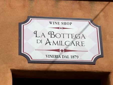 Italy by train and car, Montalcino wine shop