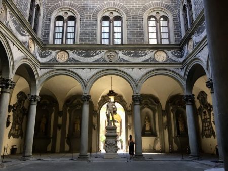 Italy by train and car: one of the many Florence palazzos