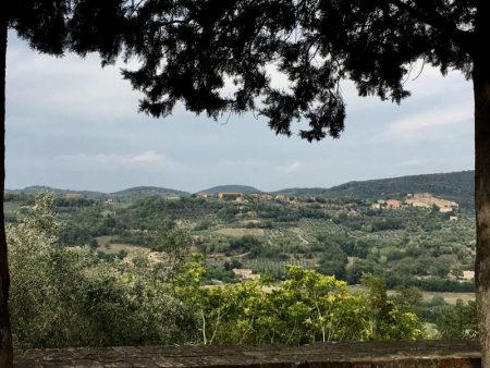 Italy by train and car: rolling hills of Tuscany