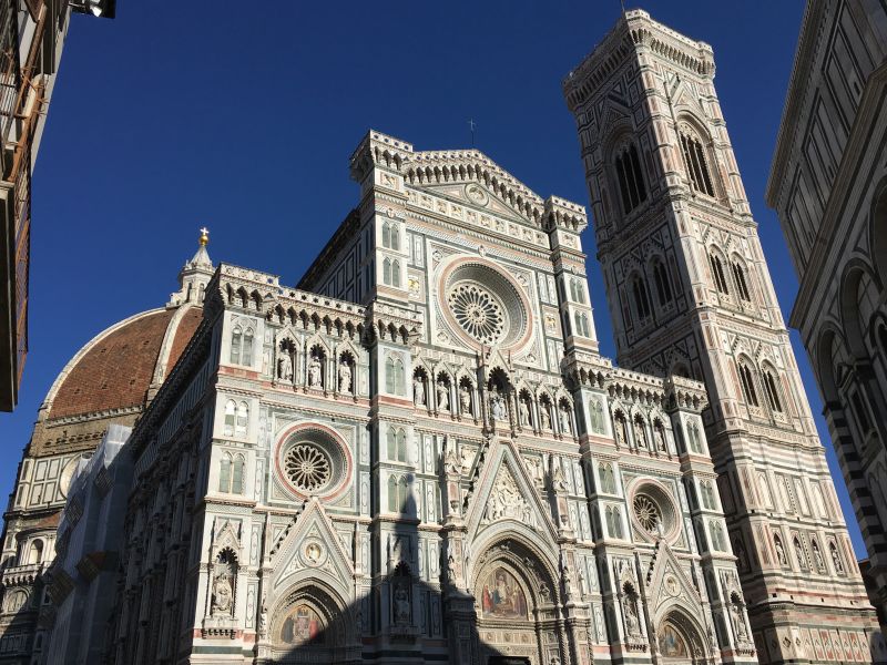 Italy by train and car: the cathedral of Florence Italy by train and car: the cathedral of Florence, Tuscany