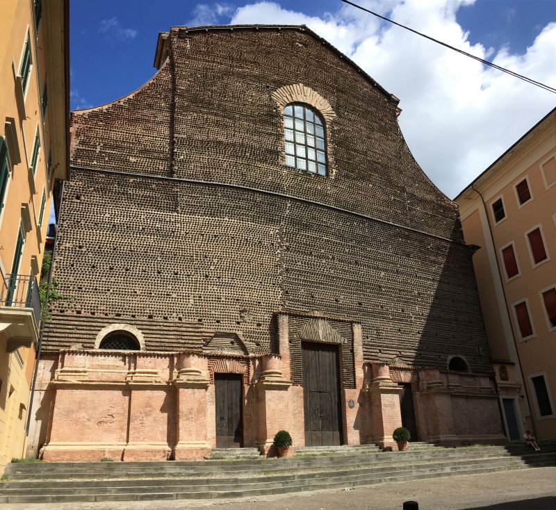 One of Bologna old town churches Via Santo Stefano church, Bologna