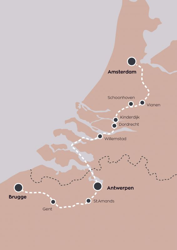 Cultural Cruises Europe Wealth of Culture Tour Map Cultural Cruises Europe Wealth of Culture Tour Map