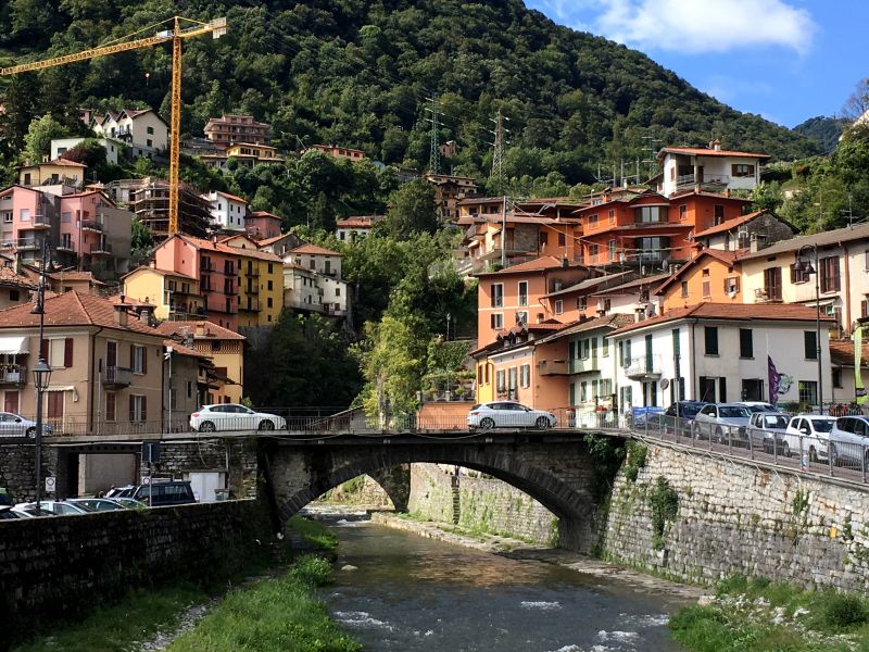 Telo stream in Argegno, Lake Como Argegno, Lake Como, Italy