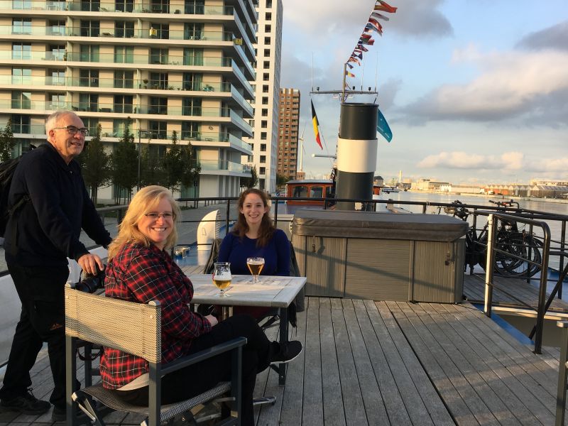 Belgium and Netherlands river cruising: on the deck