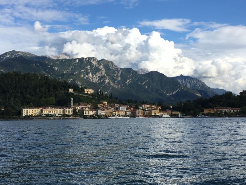 Bellaggio in the center of Lake Como Bellaggio in the center of Lake Como