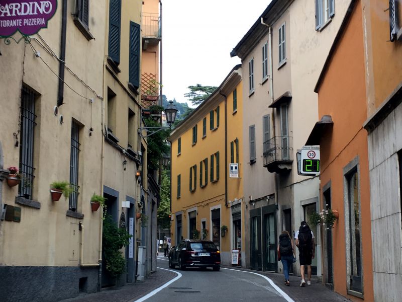 Driving through Lake Como villages Driving through Lake Como villages