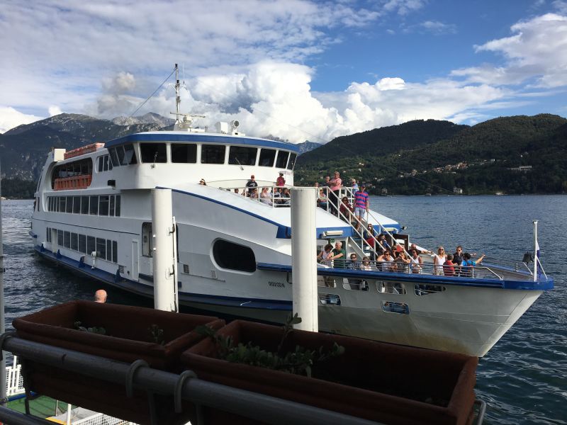 Lake Como weekend: taking a ferry across the lake Lake Como weekend: taking a ferry across the lake