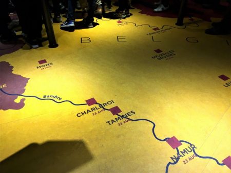 Flander's Fields Museum war map