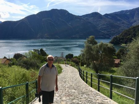 Greenway del Lago di Como through villages