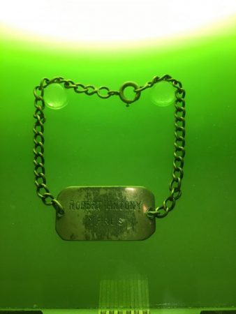 Ieper Flander's Fields Museum soldier name tag