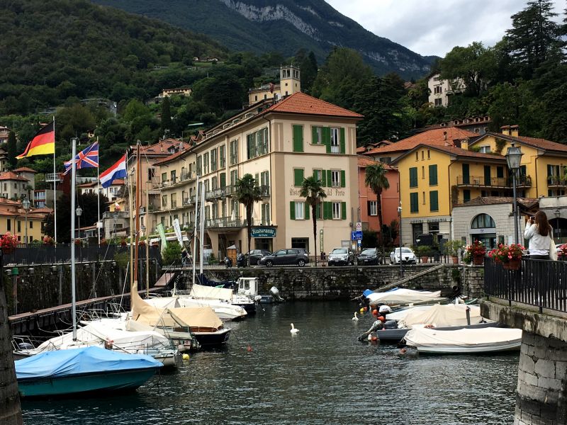 Menaggio harbor, Lake Como Menaggio harbor, Lake Como