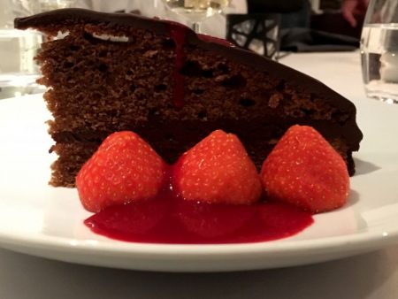 River cruising in Europe: dinner dessert