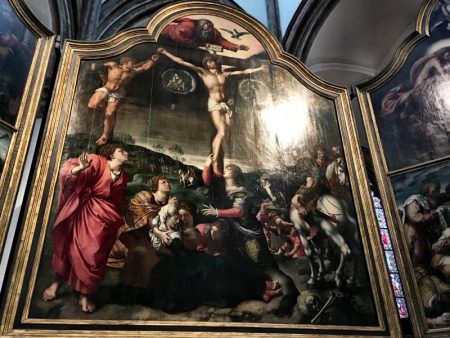 Rubens painting in Onze Lieve Vrouwekerk, Bruges