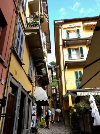 Steep lane of Bellaggio