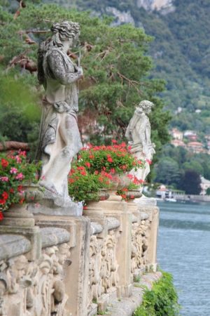 Villa Balbianello statues, Lenno, Lake Como