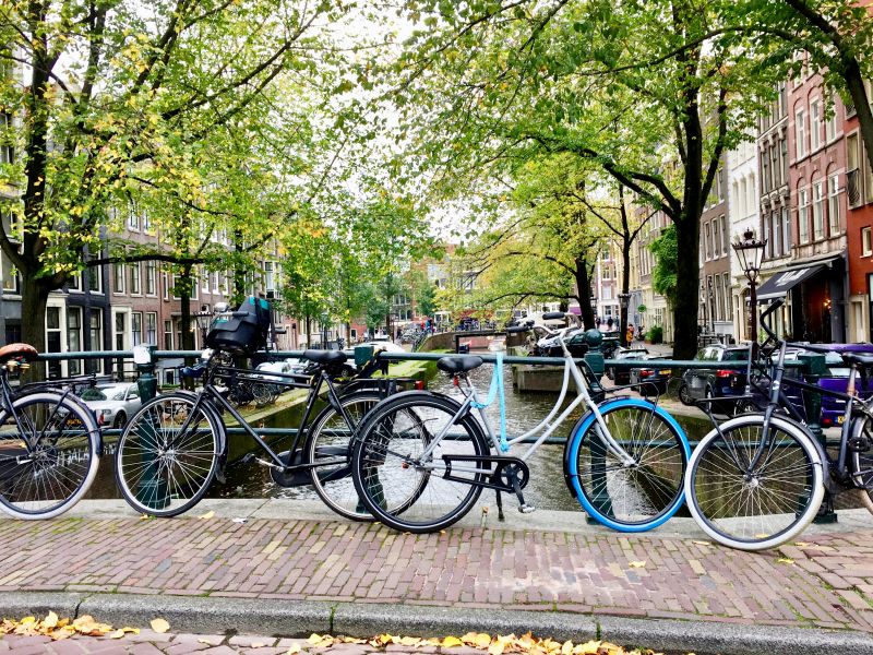 Amsterdam canal and bikes Amsterdam, city of canals and bikes