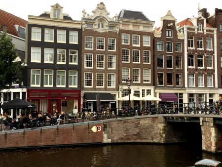 Canalside cafe, Amsterdam