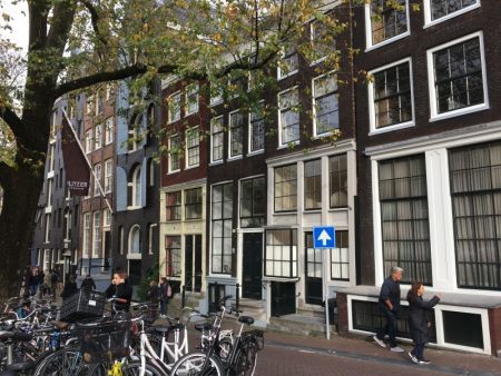 Canalside of Amsterdam