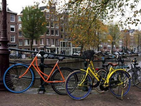 Colorful bikes of Amsterdam