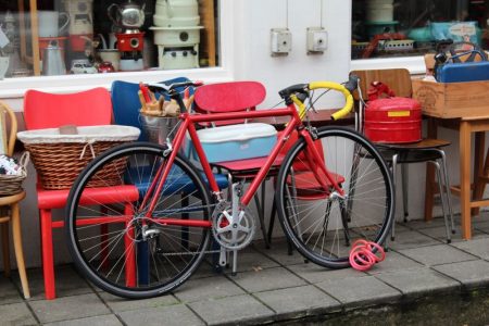 Red bike