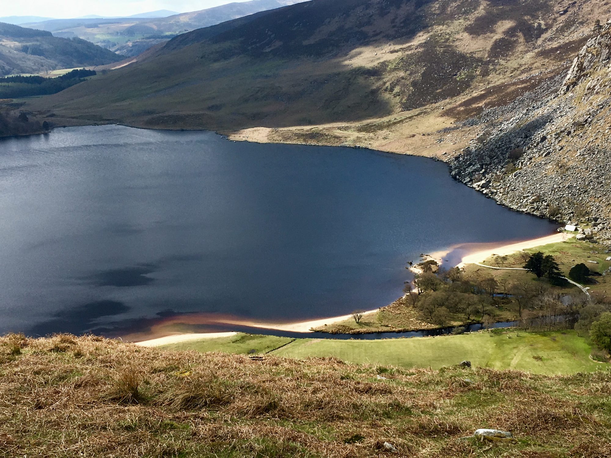 An Irish lough in the Wicklow Mountains An Irish lough, Wicklow Mountains