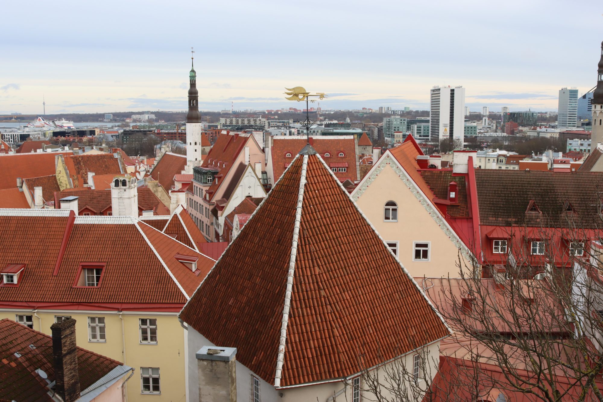 Tallinn city view from Toompea Hill Tallinn city view from Toompea