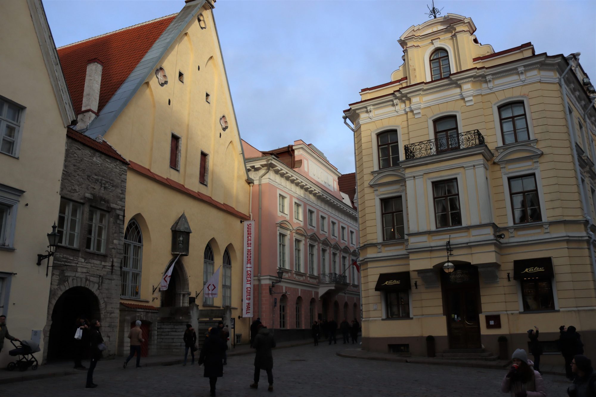 Marzipan cafe Maiasmokk and Tallinn Great Guild Hall Marzipan cafe Maiasmokk and Tallinn Great Guild Hall