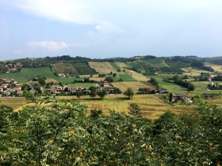 Castell'Arquato hills, Emilia Romagna