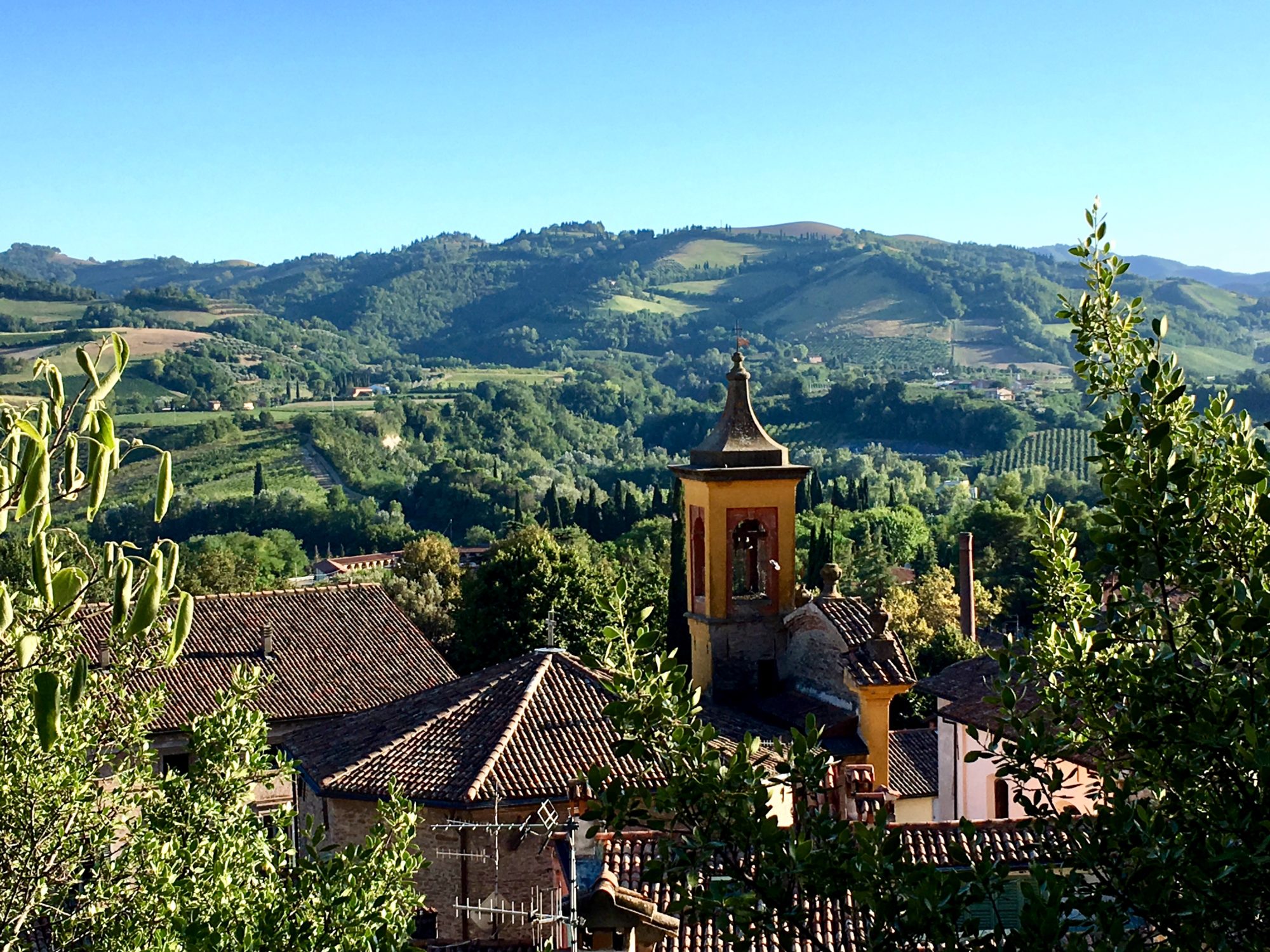 Castles and small villages dot the Apennine Hills Castles and small villages dot the Apennine Hills